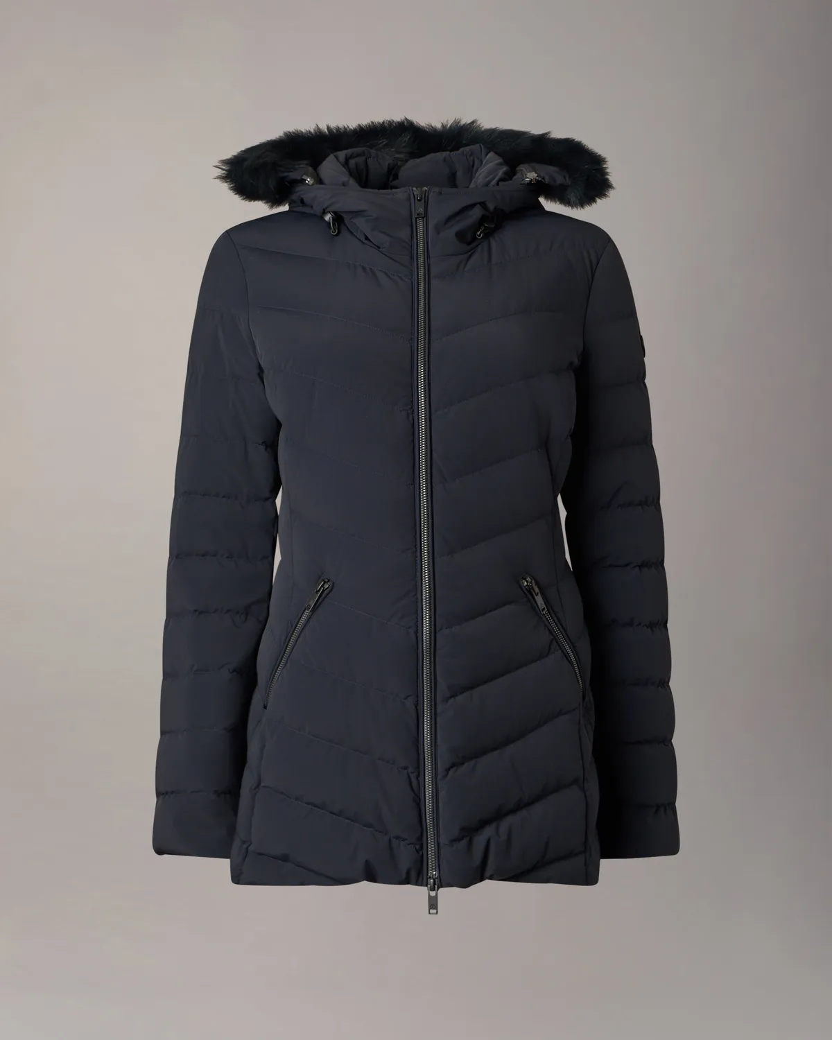 Moose Knuckles Roselawn Down Jacket doudoune navy ajustée
