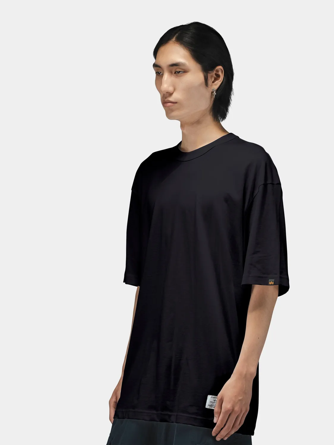 Alpha Industries Relaxed Tee t-shirt coton blanc