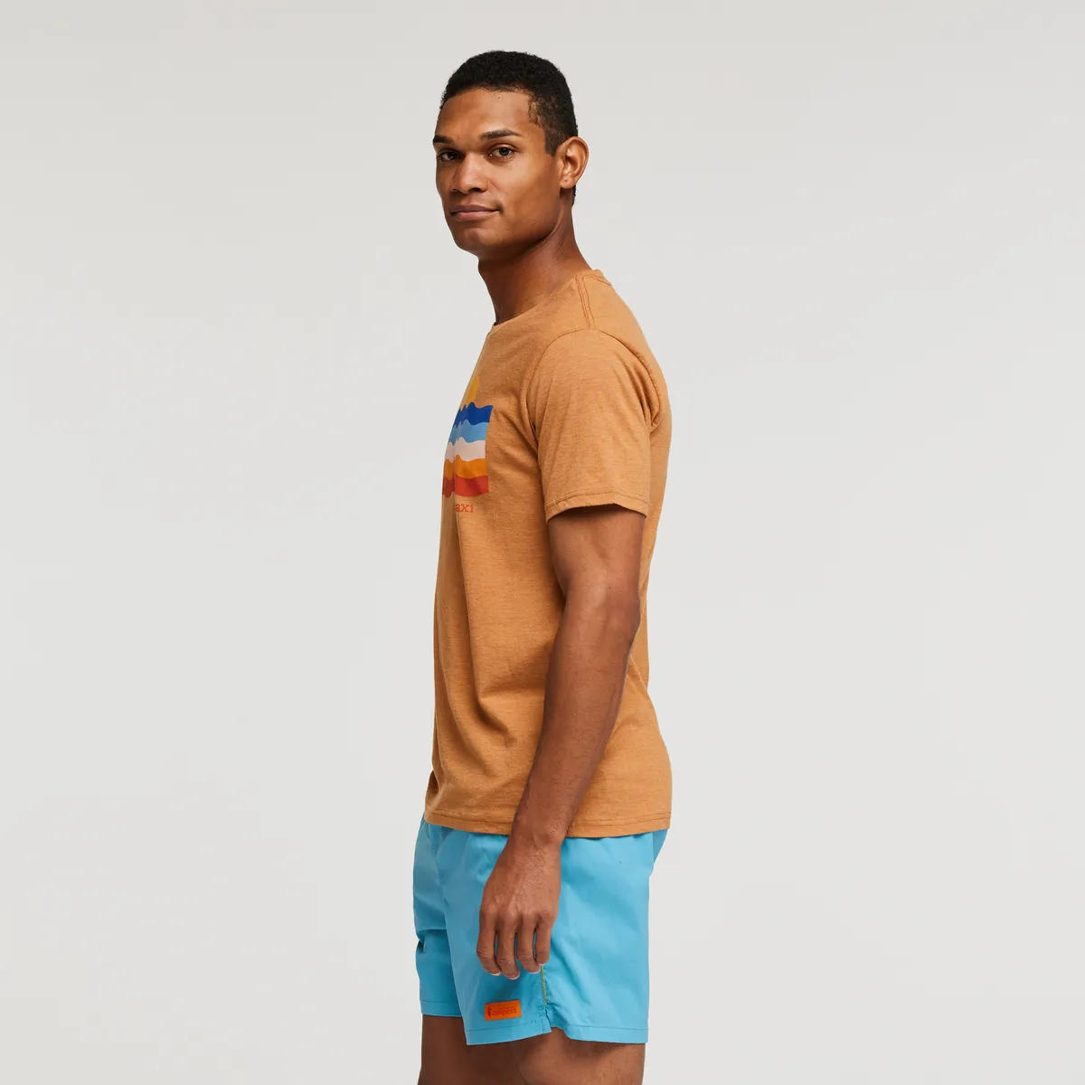 Cotopaxi Disco Wave t-shirt homme Saddle coton