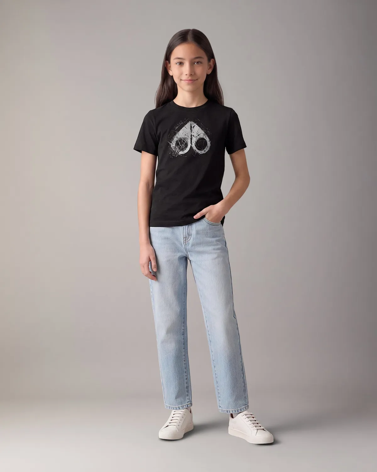 Moose Knuckles Icebreak t-shirt noir enfant