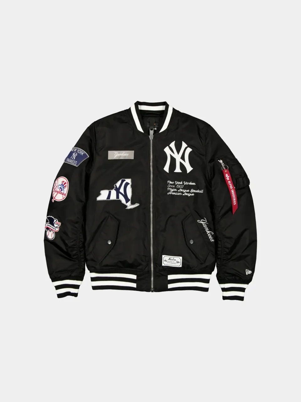 Alpha Industries Yankees MA-1 bomber noir nylon