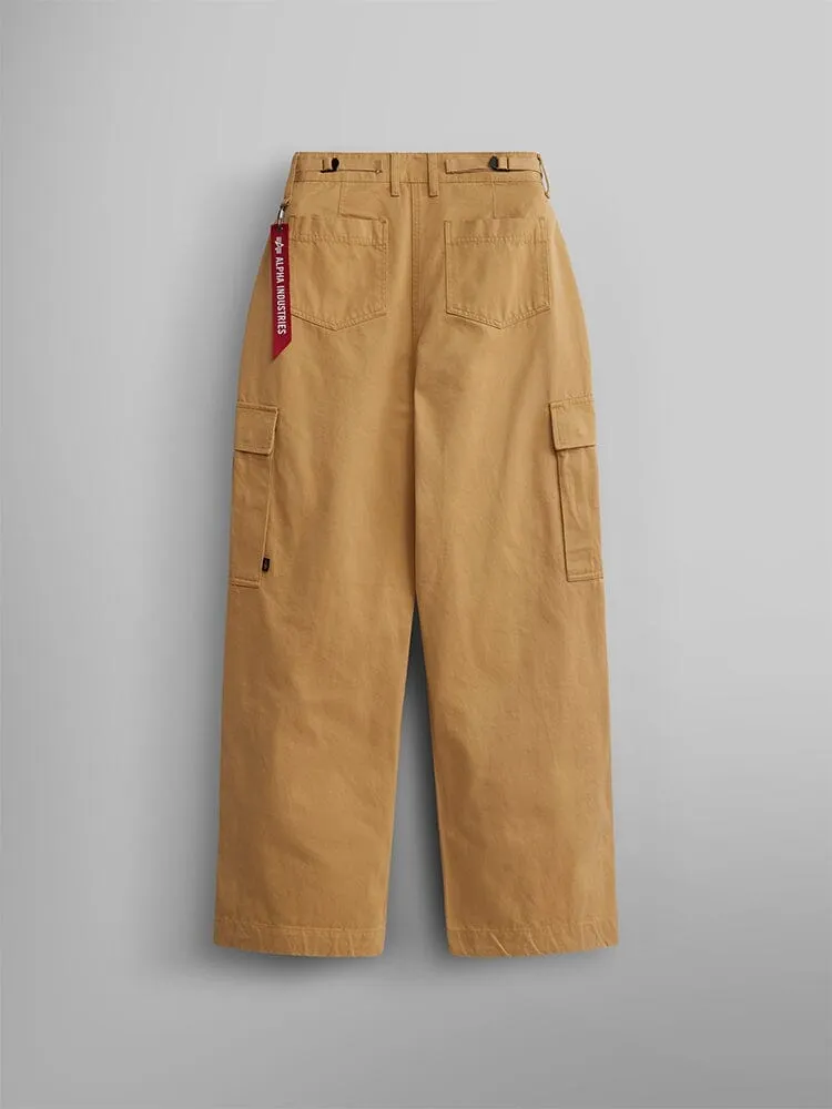 Alpha Industries M-65 pantalon cargo femme marron rigide