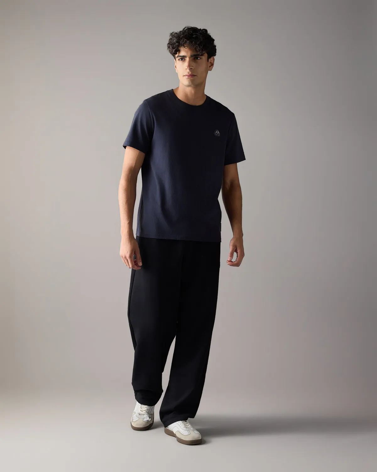 Moose Knuckles Crescent T-Shirt t-shirt Navy coton