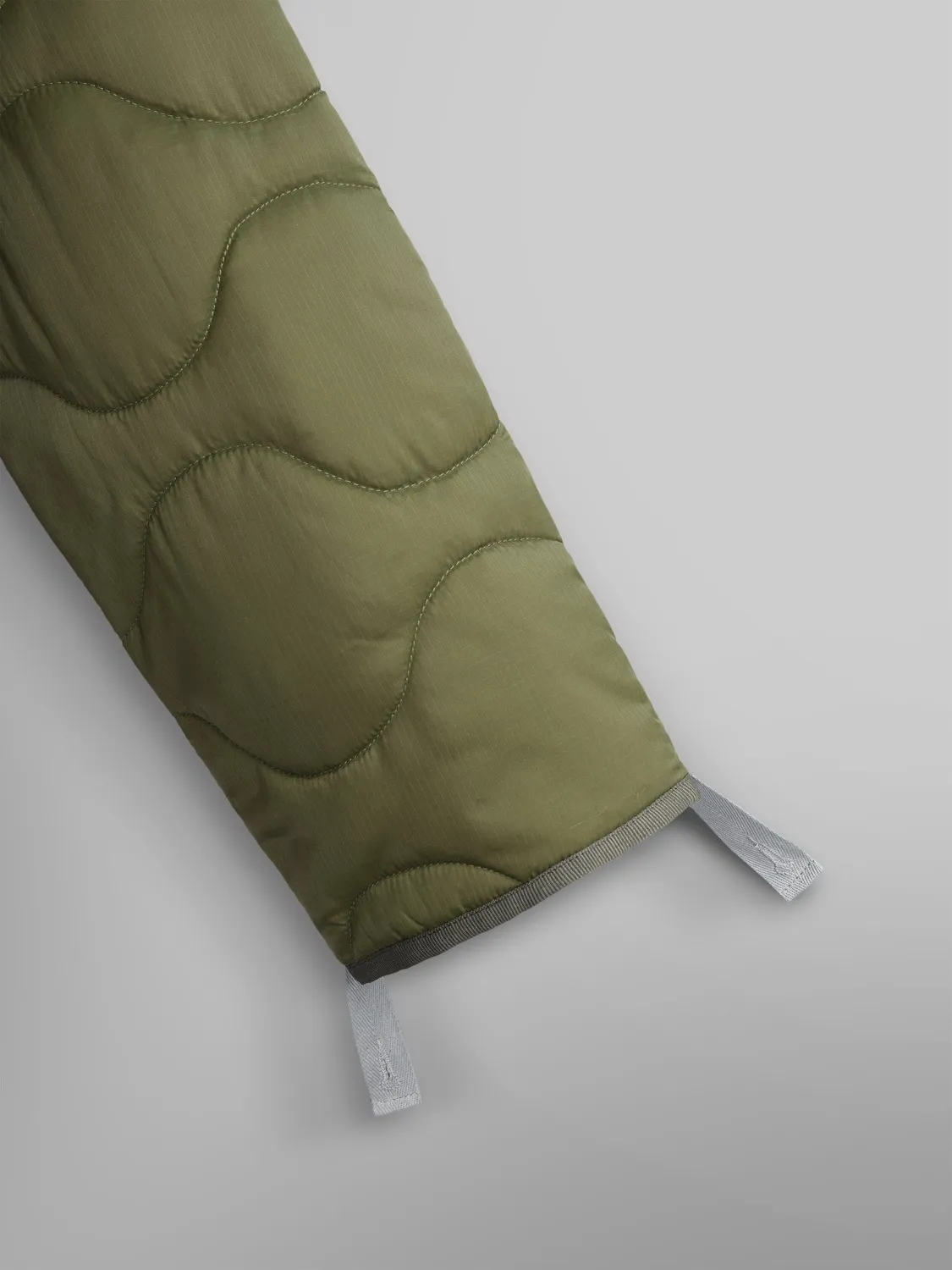 Alpha Industries ALS/92 Quilted Liner hoodie gris chiné