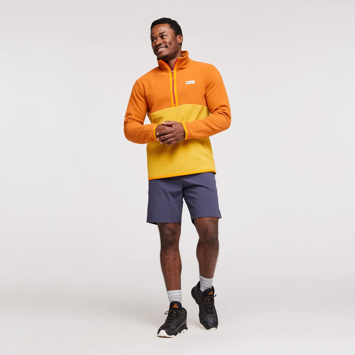 Cotopaxi Amado polaire homme Mezcal Amber demi-zip