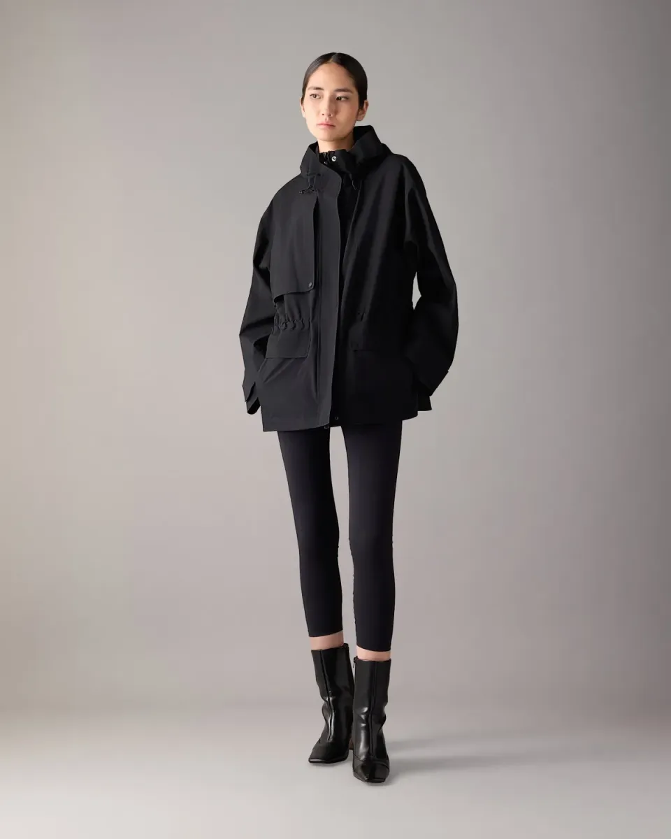 Moose Knuckles Laurier veste pluie noire étanche