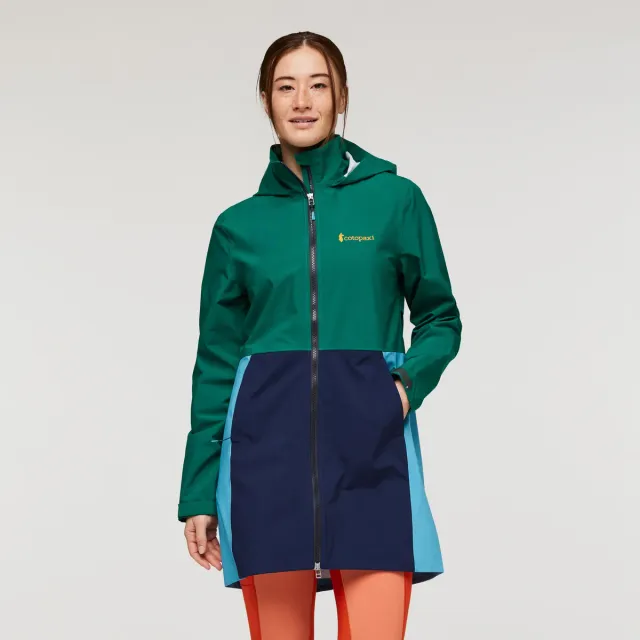Cotopaxi Cielo Rain Trench trench femme Greenery déperlant