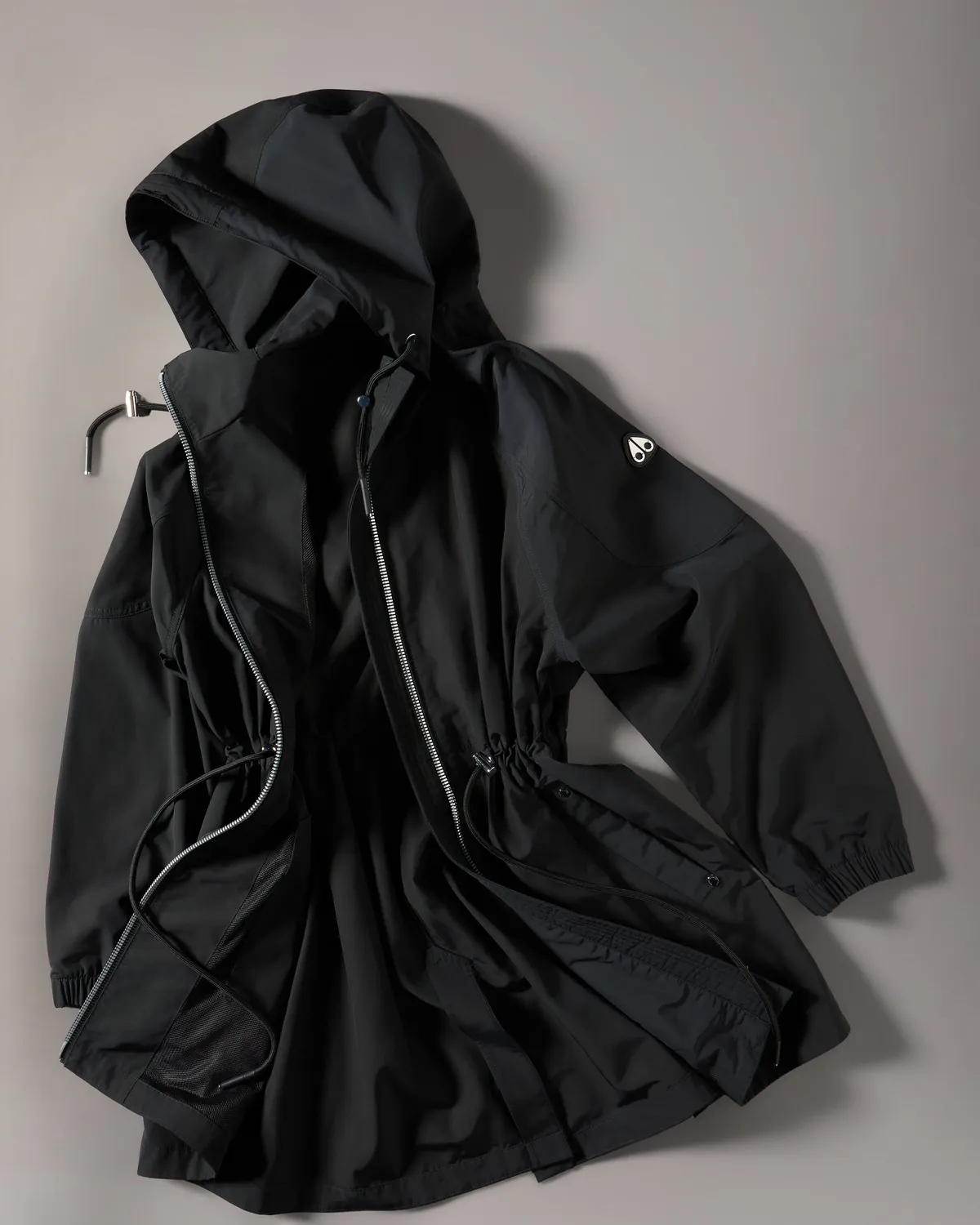 Moose Knuckles Elevate veste noire mi-longue