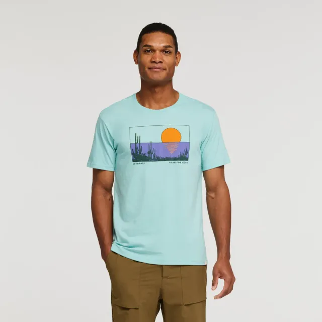 Cotopaxi Desert View T-shirt homme Sea Glass graphique désert
