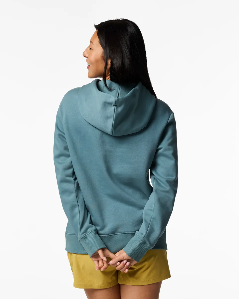 Cotopaxi Llama Patch hoodie femme Everglade coton bio