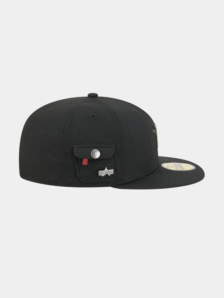 Alpha Industries Houston Astros 59Fifty casquette fitted noire brodée