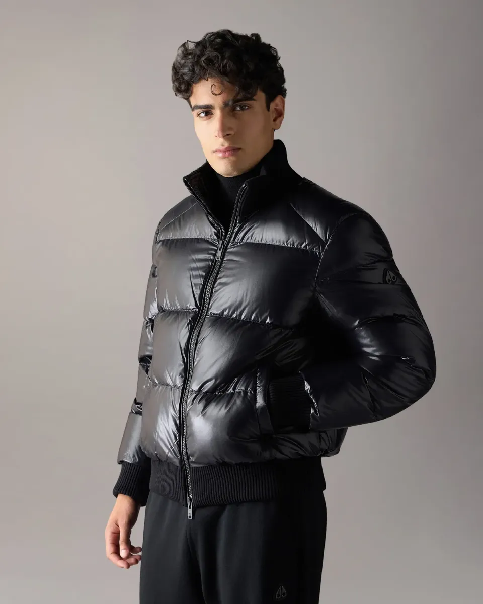 Moose Knuckles Kings bomber duvet noir