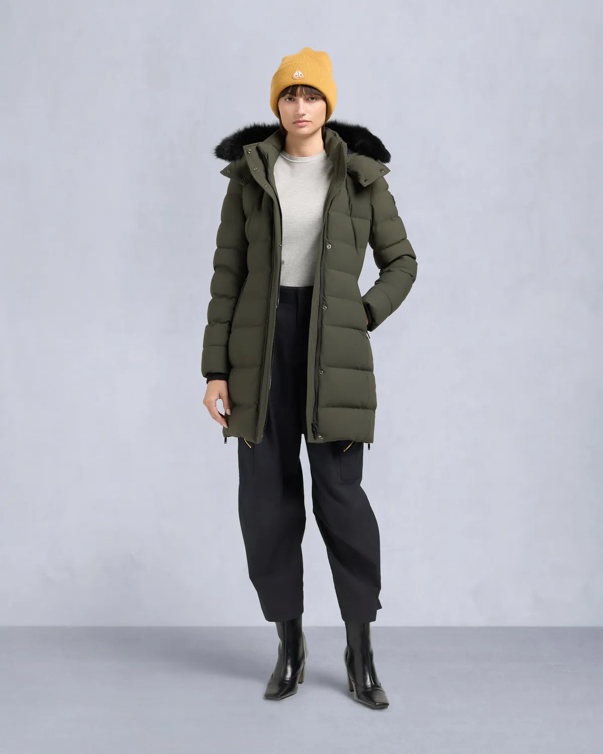 Moose Knuckles Watershed parka Nyluxe noir duvet 90/10