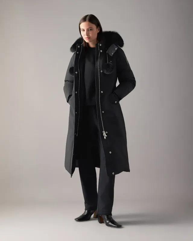Moose Knuckles Stirling parka longue noire duvet
