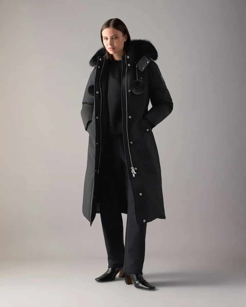 Moose Knuckles Stirling parka longue noire duvet