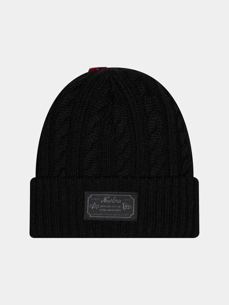 Alpha Industries Eagles Short Cuff bonnet teal laine