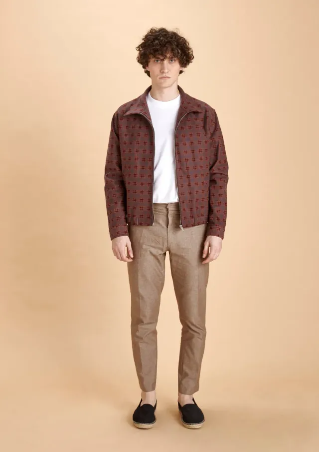 SOUBACQ Via blouson gabardine technique graphique
