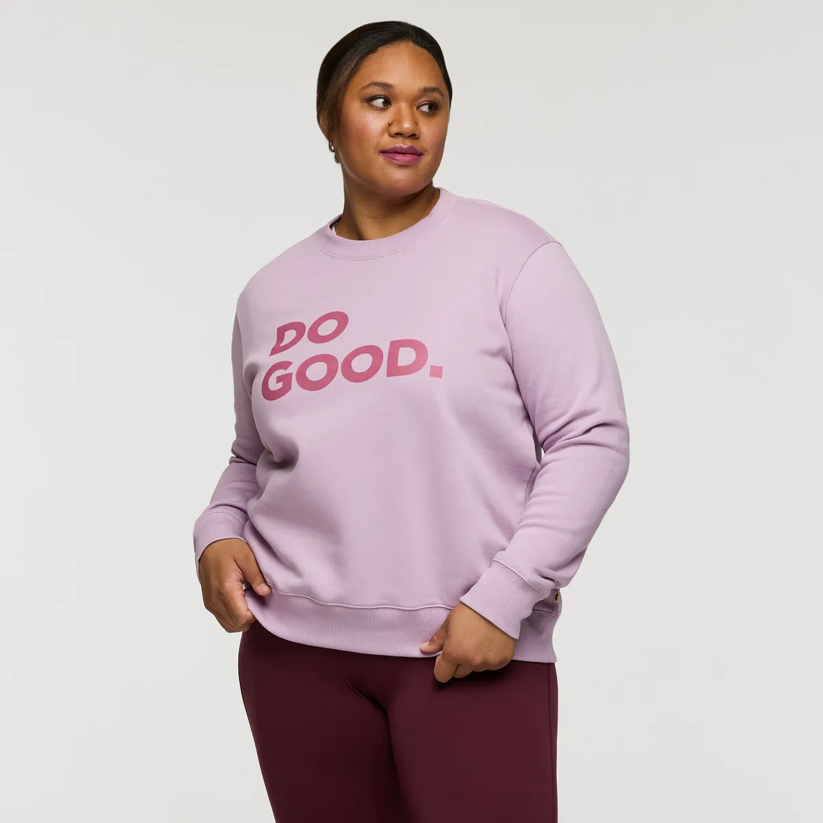 Cotopaxi Do Good Crew sweat femme Bone coton bio