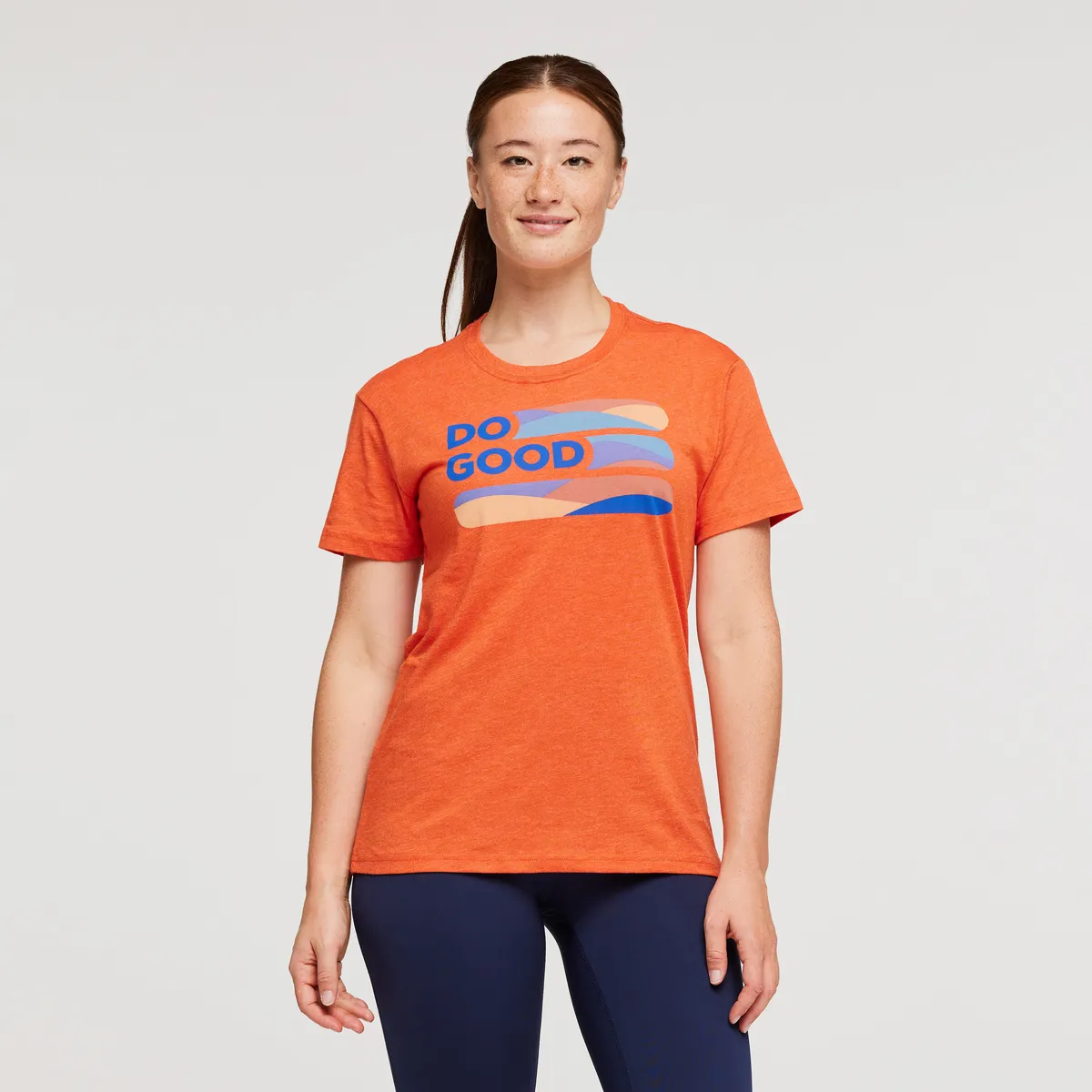Cotopaxi Do Good Stripe t-shirt femme rayé coton