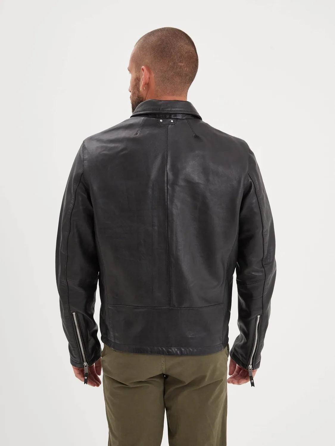 Daytona Simer blouson cuir homme noir