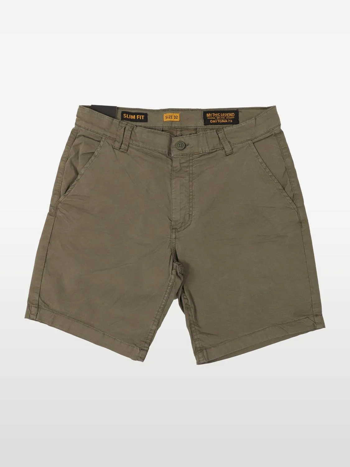 Daytona Juneau short chino homme kaki coton stretch