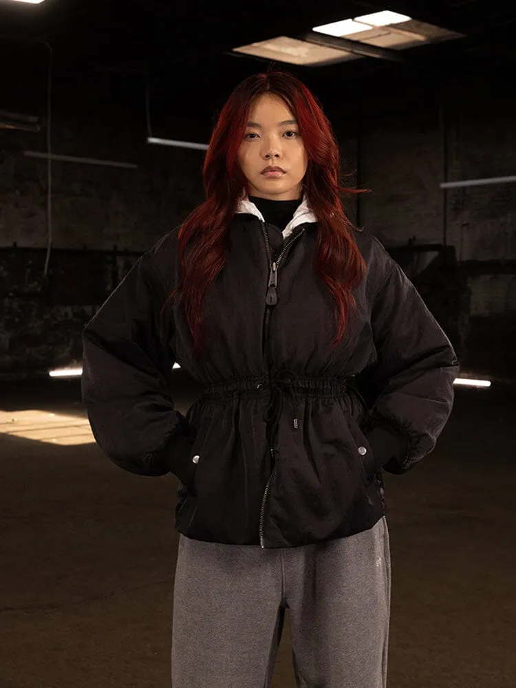 Alpha Industries Cinched Waist blouson femme matelassé noir