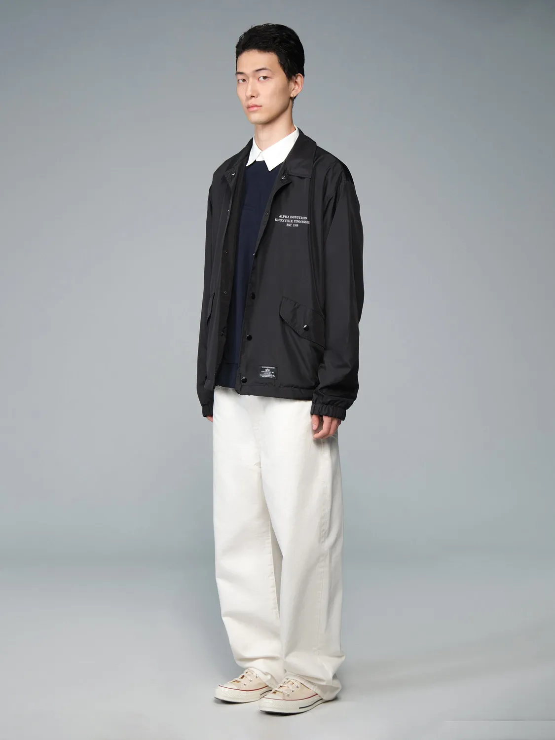 Alpha Industries Hampton Dragon veste coach noir