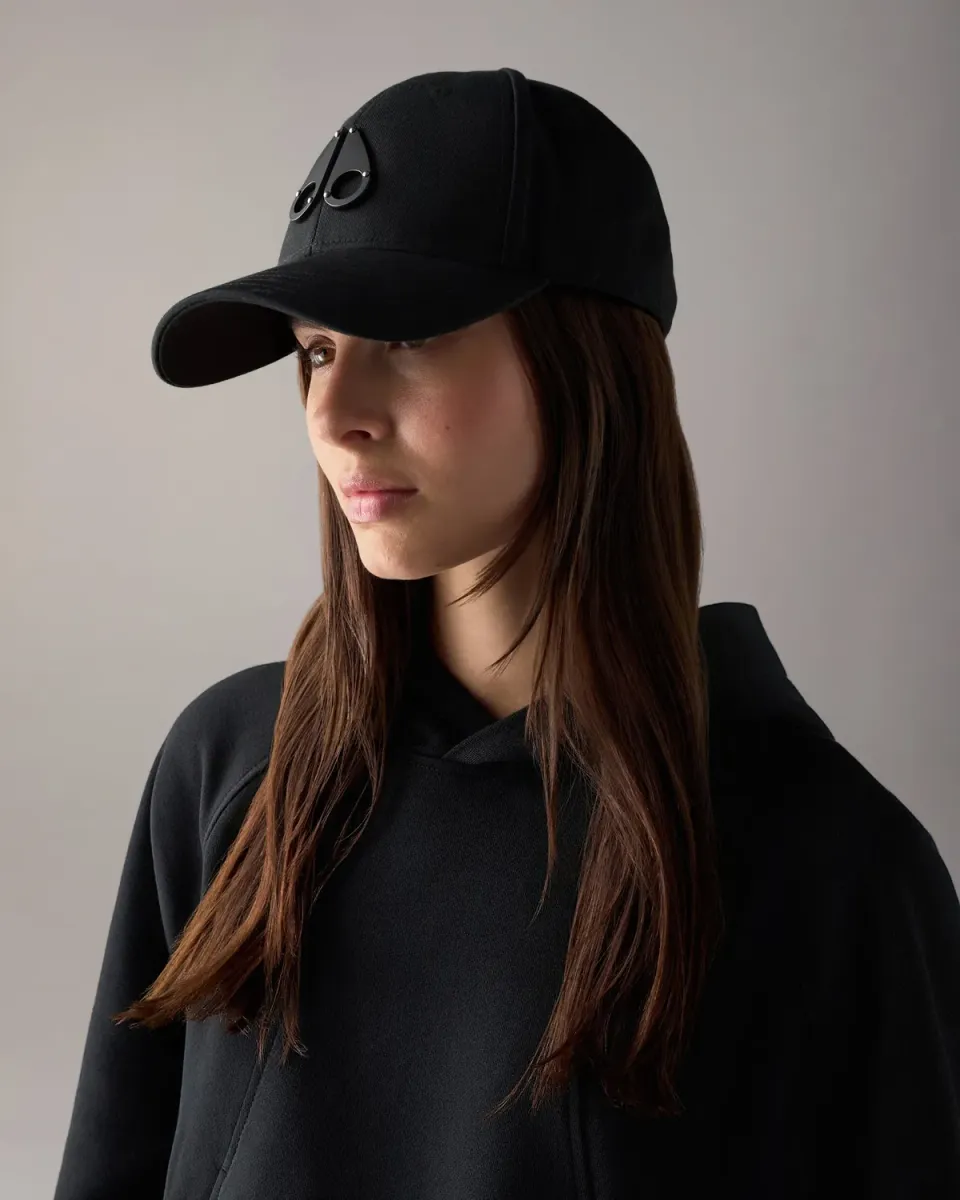Moose Knuckles Logo Icon Casquette baseball noir