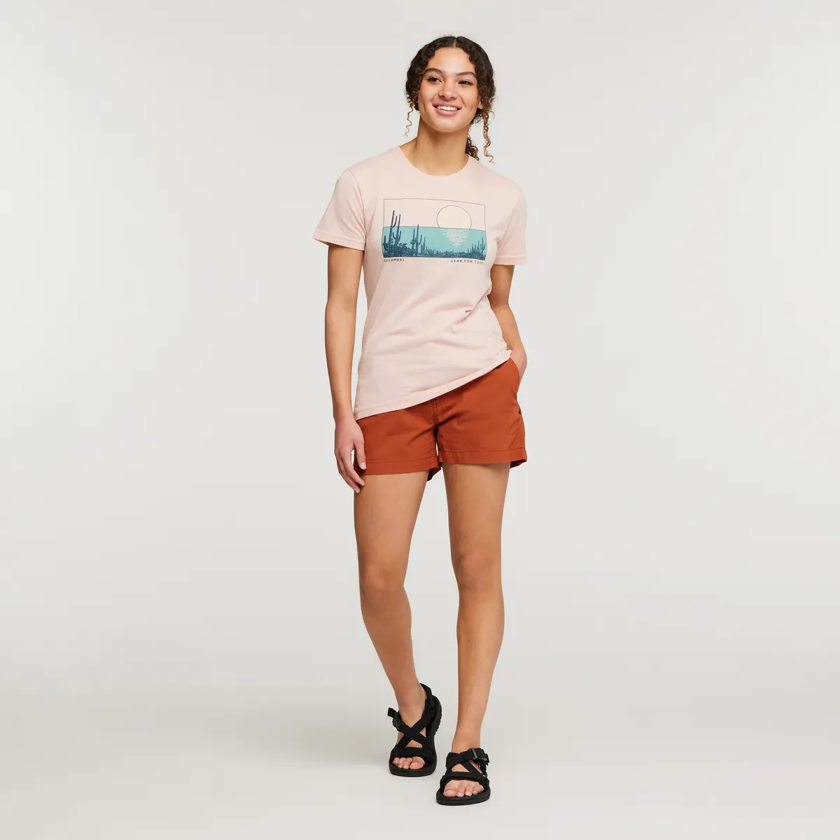 Cotopaxi Desert View t-shirt femme Sand coton équité