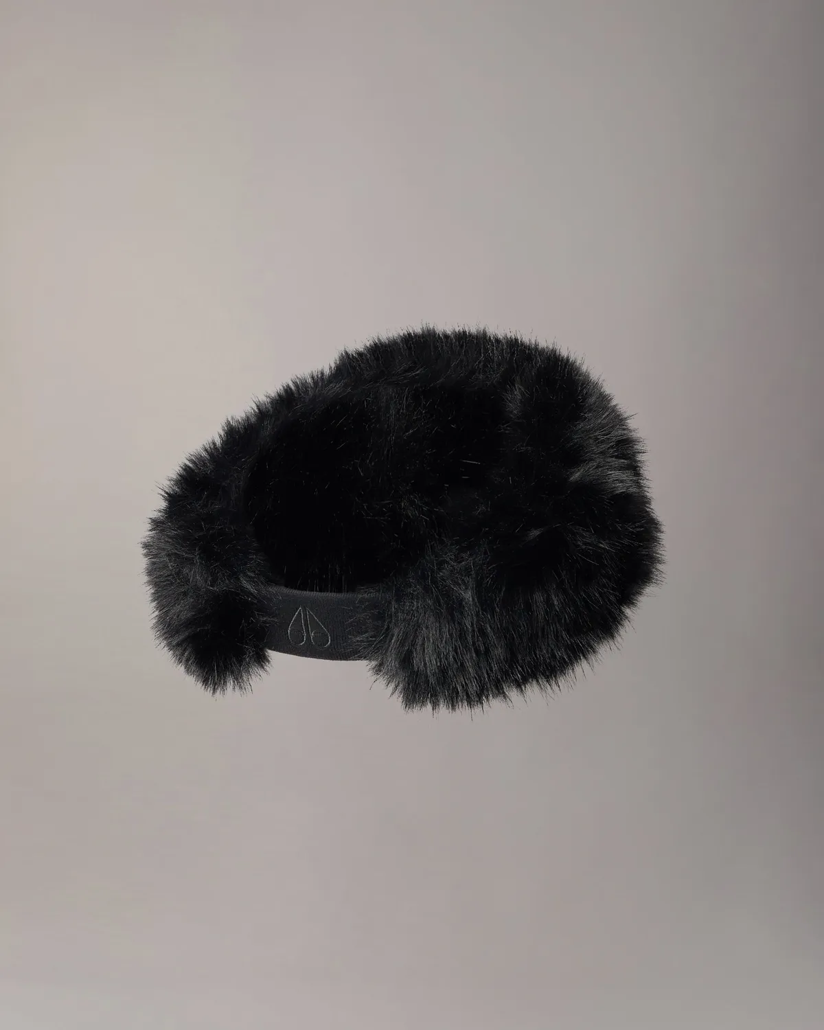 Moose Knuckles Bunny Bandeau Fourrure Noir Doux