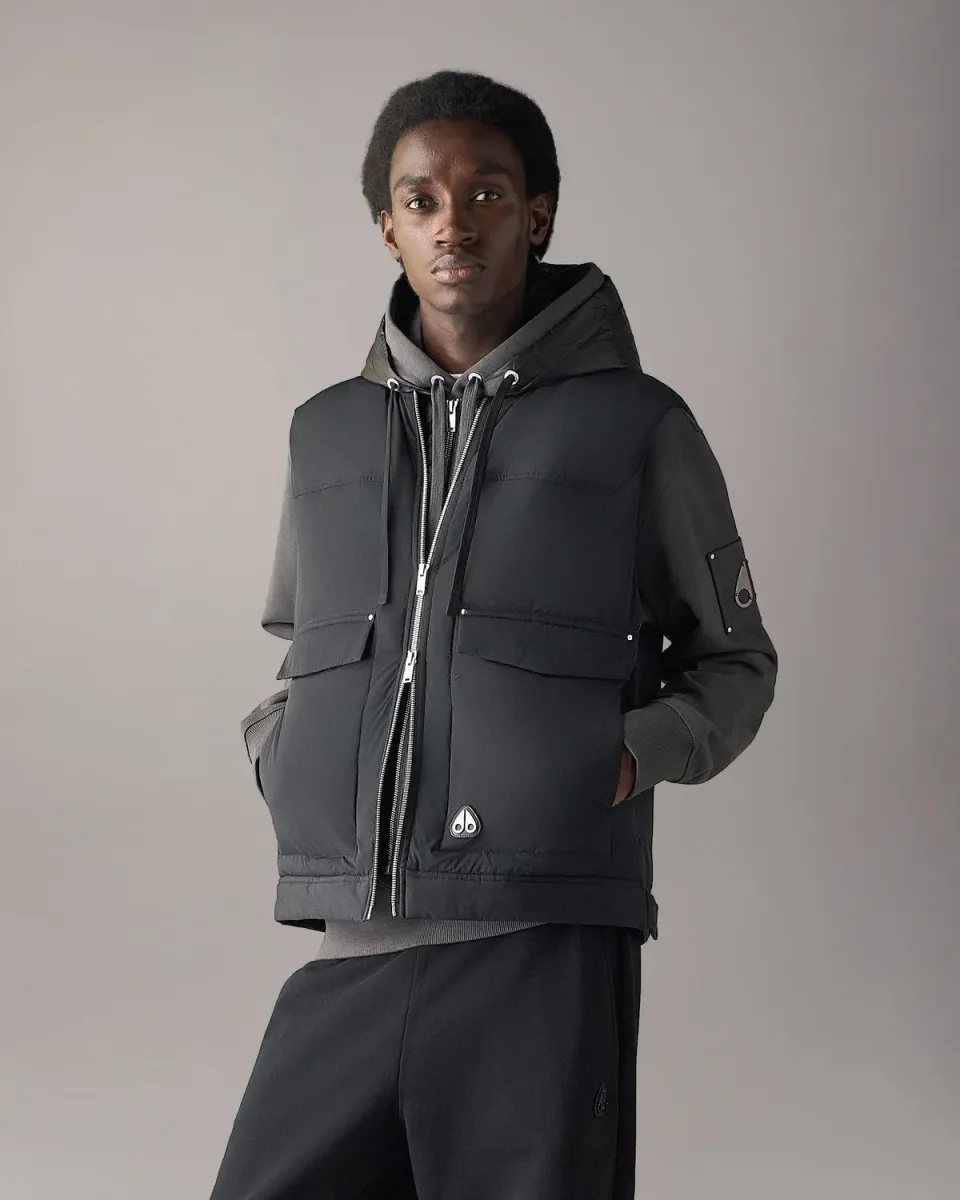 Moose Knuckles Brixton Gilet Doudoune Noir Léger