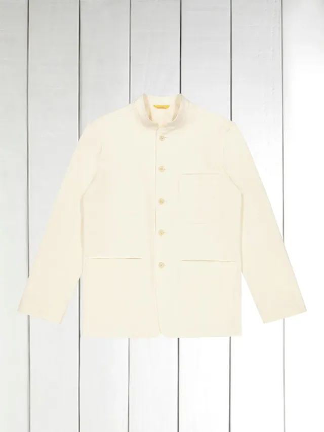 Hollington Tyrol veste lin coton ivoire stretch