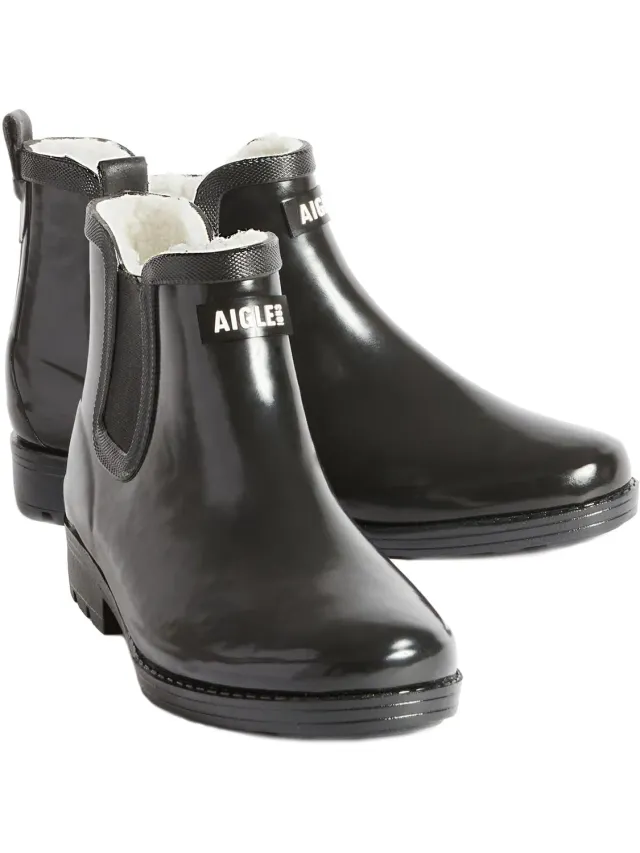 Aigle Carville Fur 2 botte pluie femme fourrée 39 EU