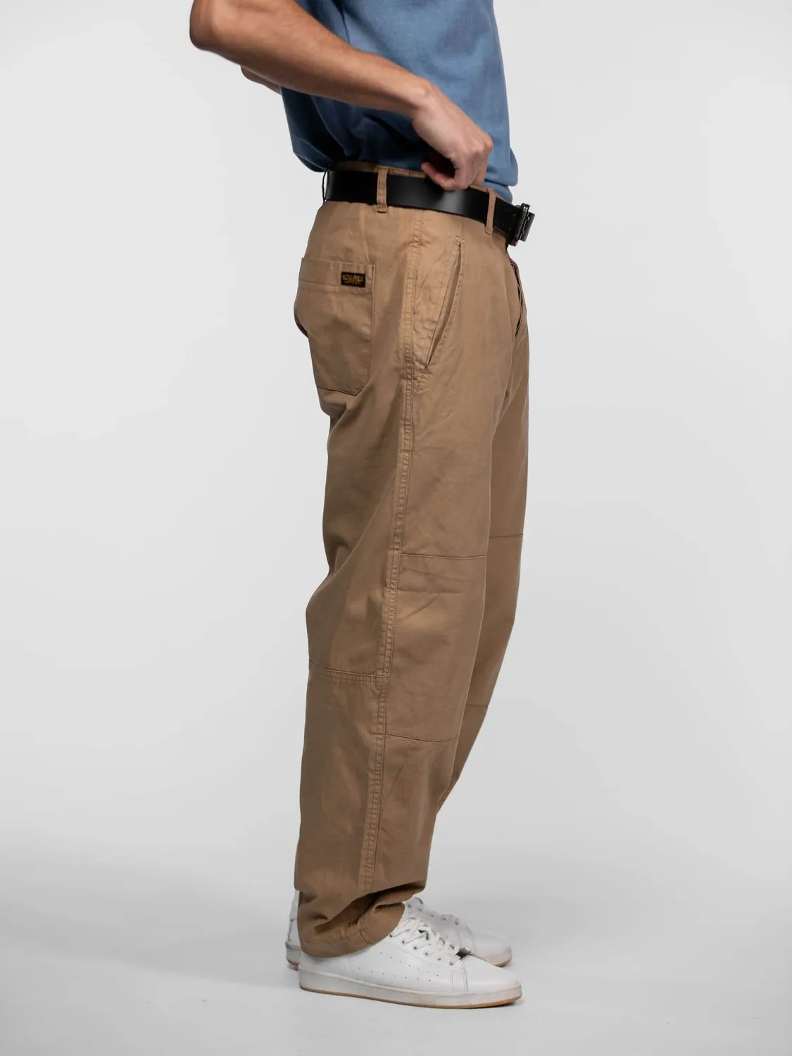 Daytona Auden pantalon worker homme beige twill coupe droite