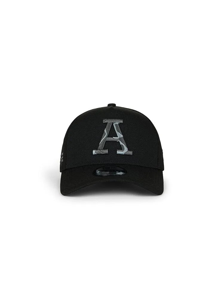 Alpha Industries New Era 9Forty casquette noire ajustable