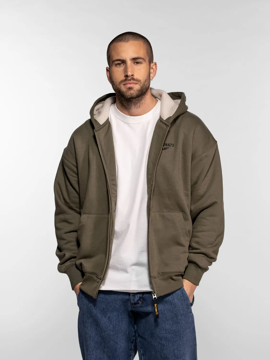 DAYTONA Chamonix sweat sherpa homme noir