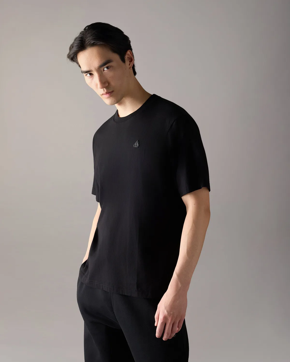 Moose Knuckles Yul Classic T-shirt Noir Coton