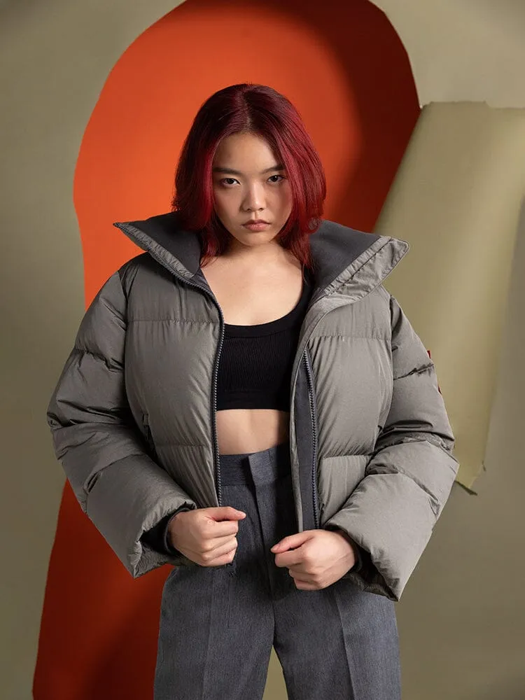 Alpha Industries Sierra Short doudoune parka gris femme