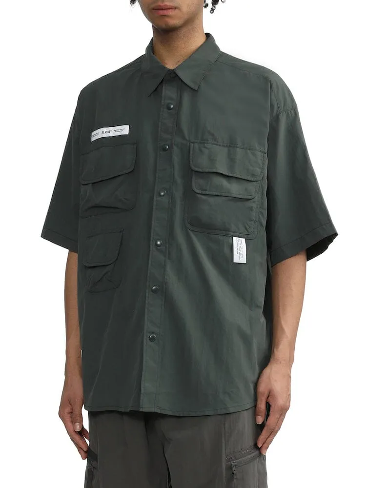 Alpha Industries Unfrm chemise nylon utility sarcelle
