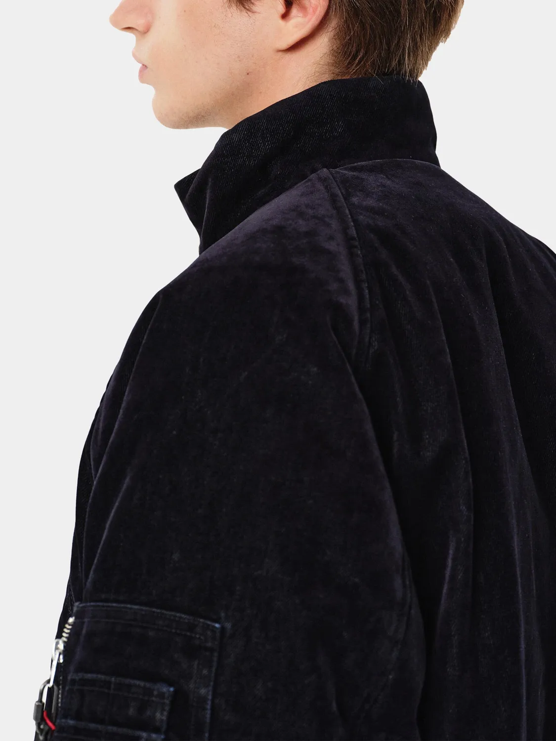 Alpha Industries MA-1 Velvet Denim blouson marine