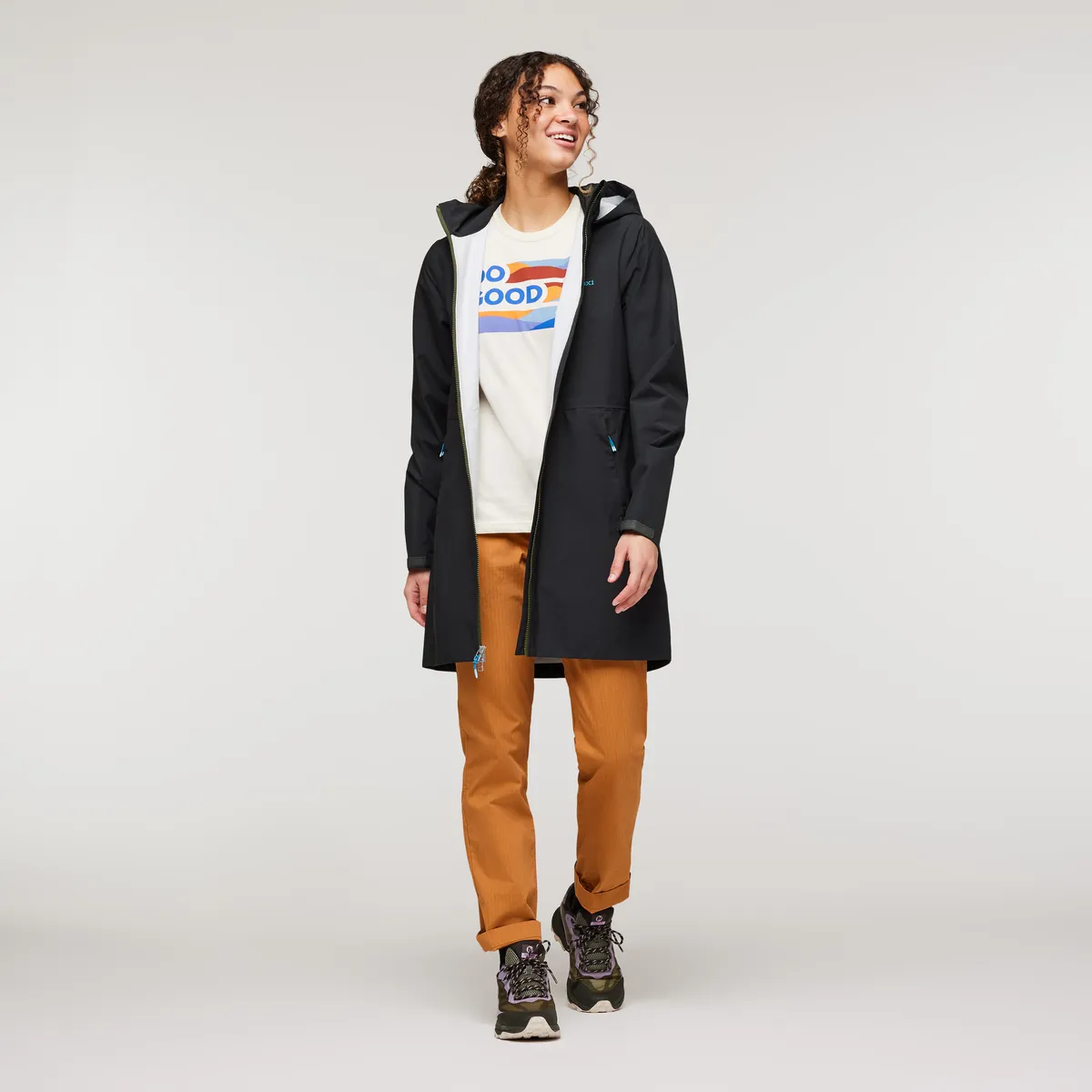 Cotopaxi Cielo Rain Trench trench femme imperméable long