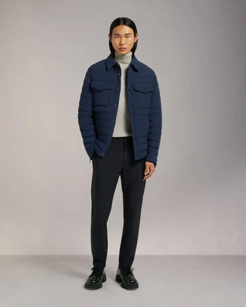 Moose Knuckles Lennox Shirt Jacket veste navy