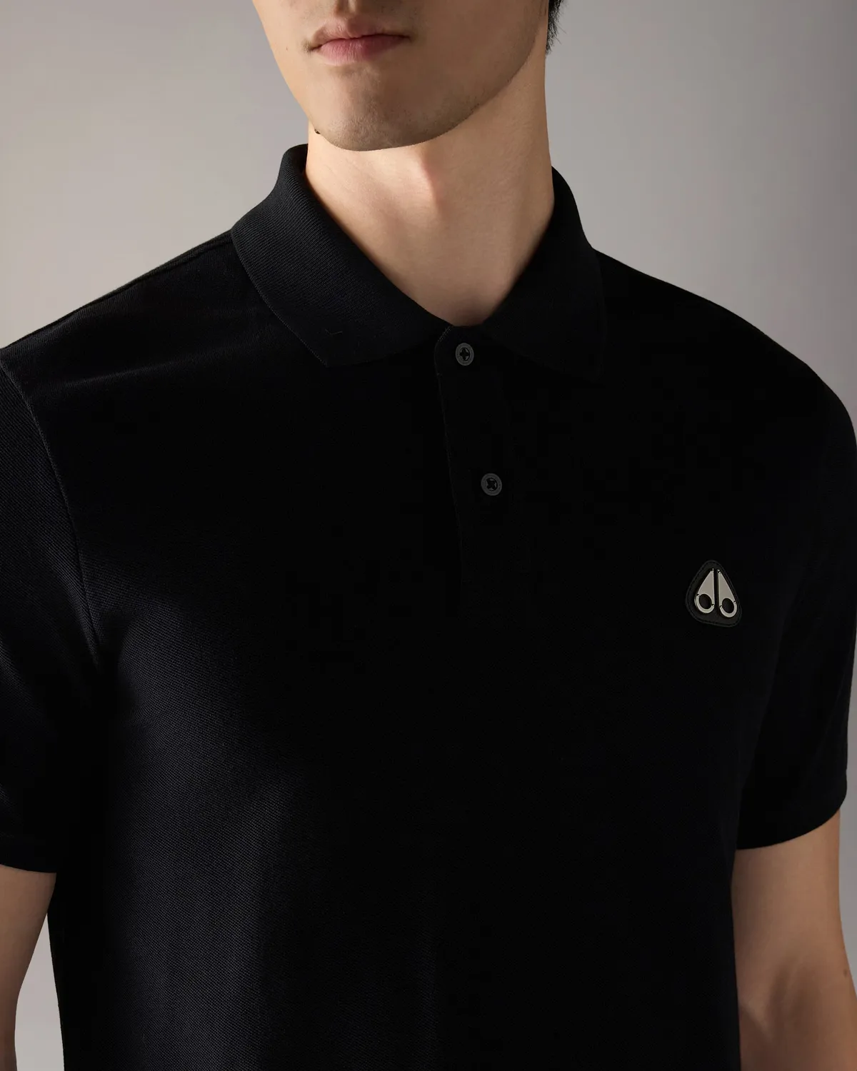 Moose Knuckles Everett Polo Noir Coton