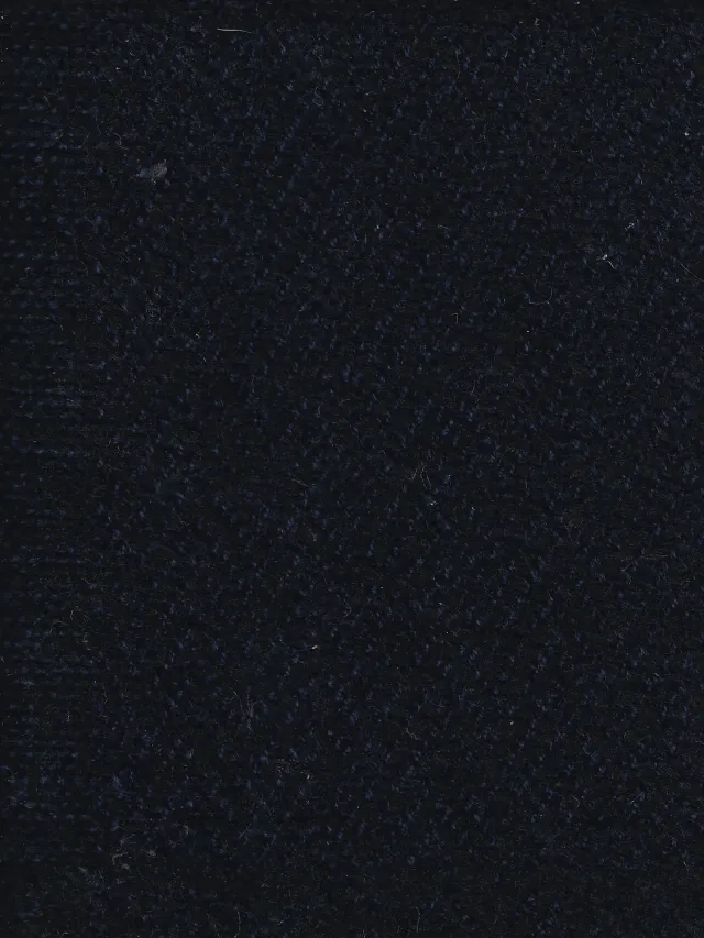 Hollington chevrons tissu chenille laine coton 4 m bleu