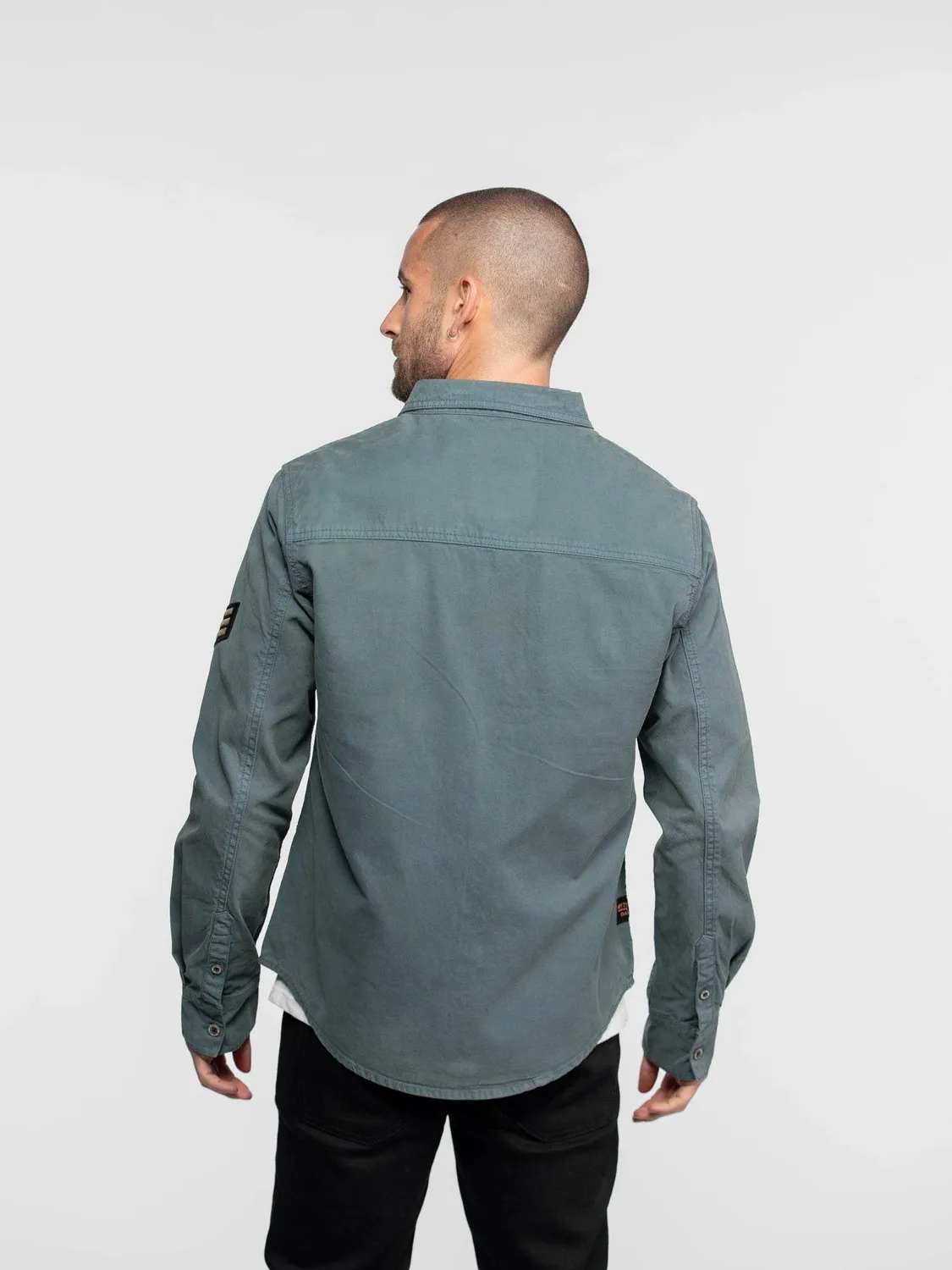 Daytona Lemoore chemise militaire coton beige delave
