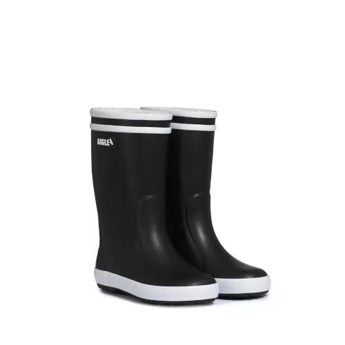 Aigle Lolly Pop Fur bottes caoutchouc noir 24 EU fourrées