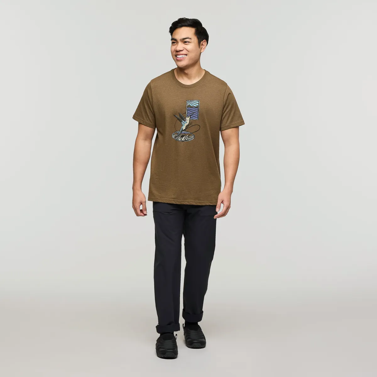 Cotopaxi Topa T-Shirt t-shirt homme Rusty coton bio