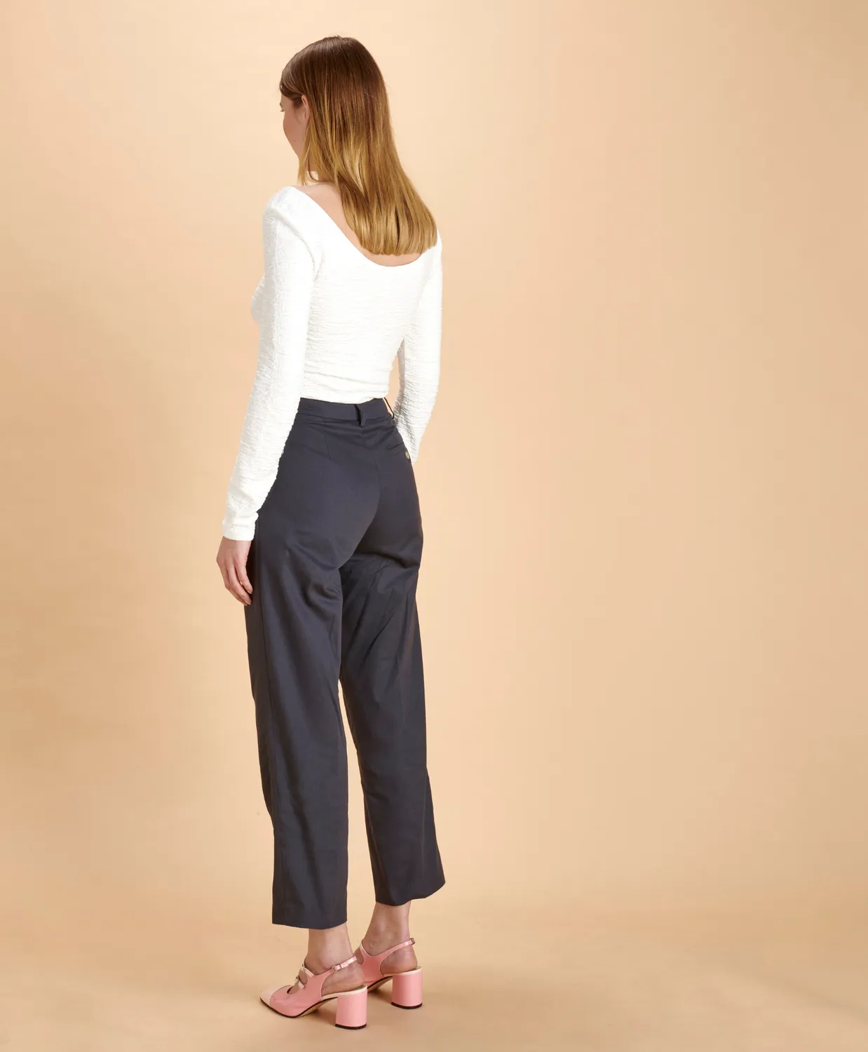 Soubacq N°1 pantalon femme gabardine droite