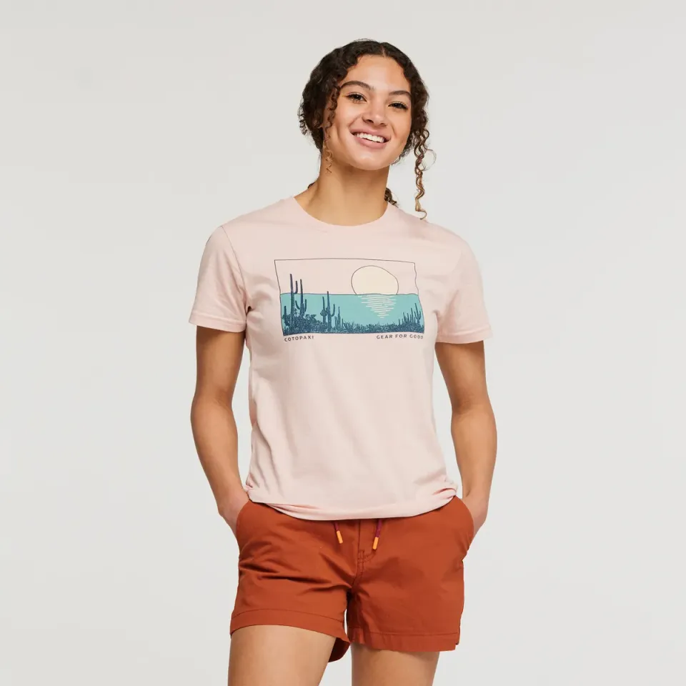 Cotopaxi Desert View t-shirt femme Sand coton équité