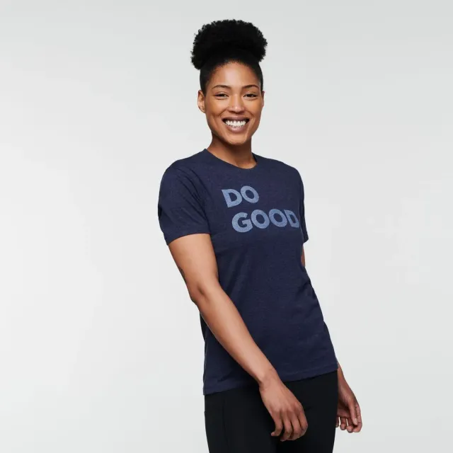 Cotopaxi Do Good T-Shirt Femme Maritime coton bio